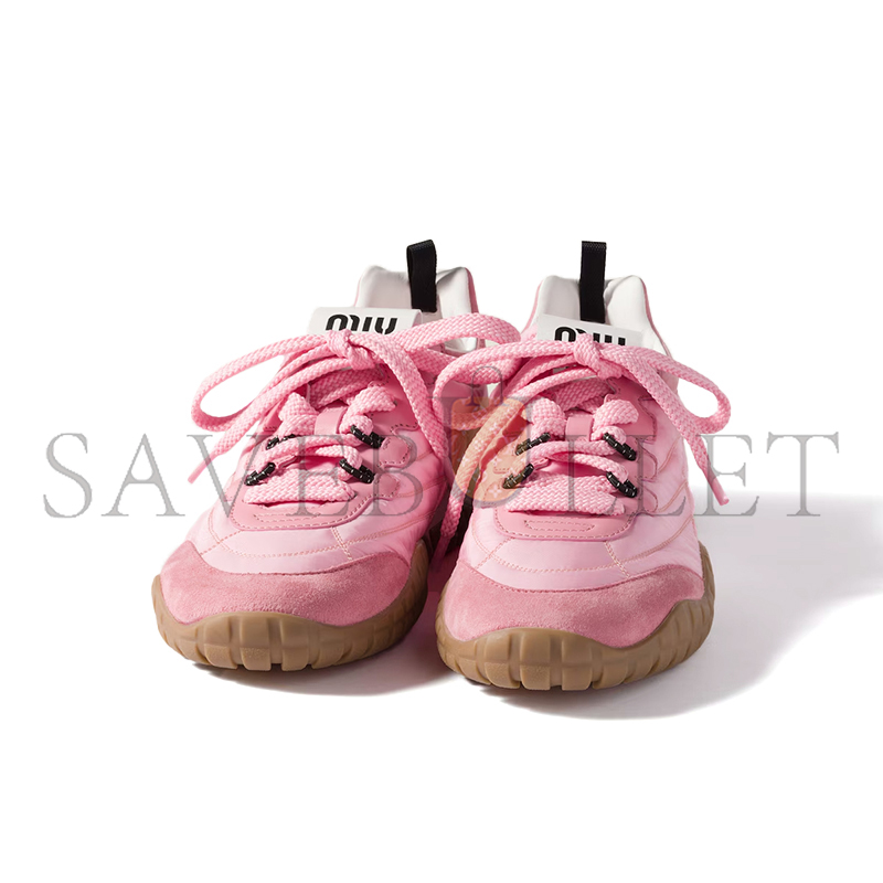 M1v M1v tyre technical fabric and suede sneakers 5e417e